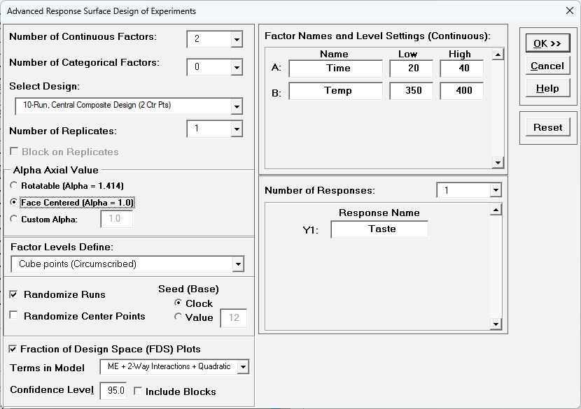 Histogram Options