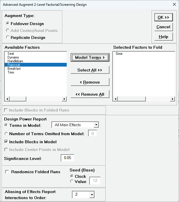 Histogram Options