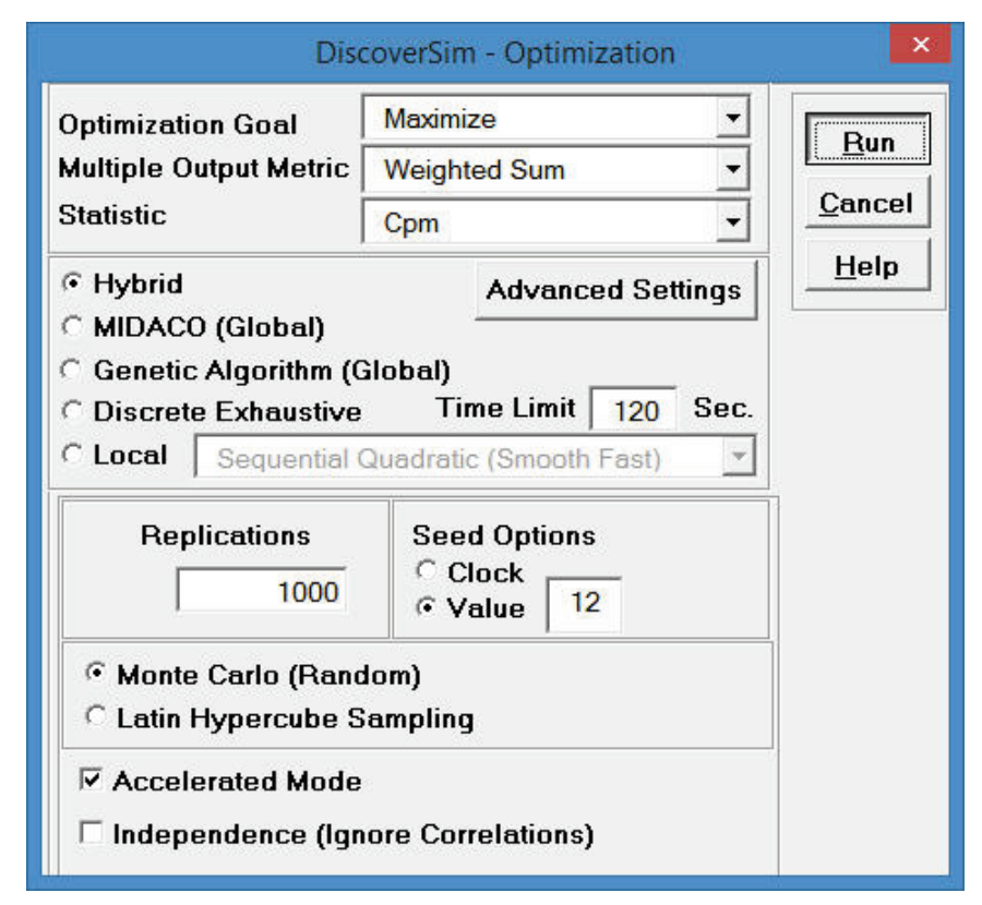 DiscoverSim Optimization