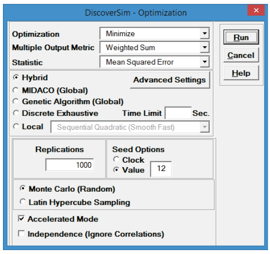 DiscoverSim Optimization