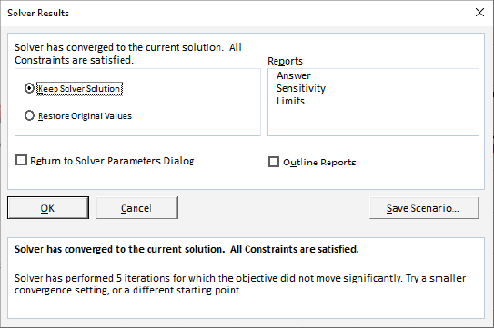 Demo of Simple Exponential Smoothing Step 6