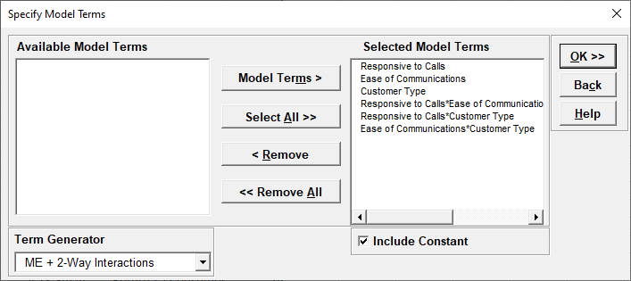 Multiple Regression Model