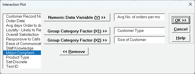 Interaction Plot Dialog 1