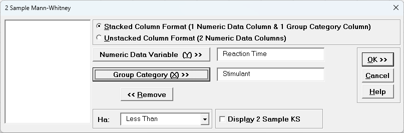 Reaction Time Results