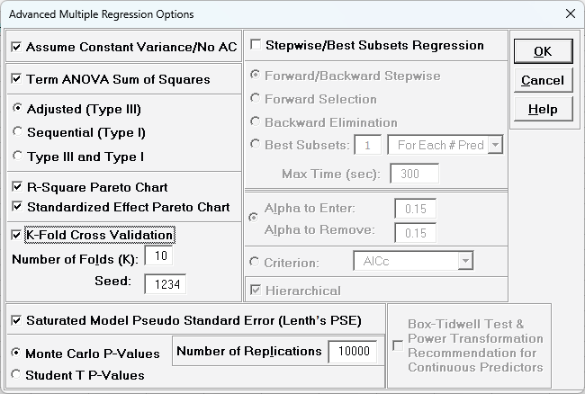 Multiple Regression Model