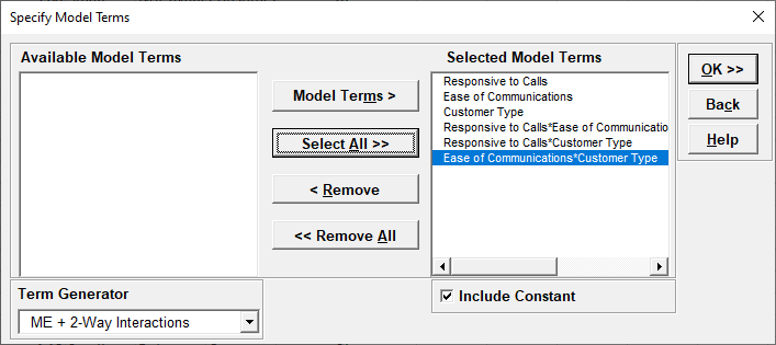 Multiple Regression Model